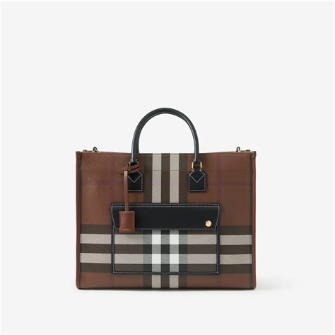 Medium Freya Tote in Dark birch brown 